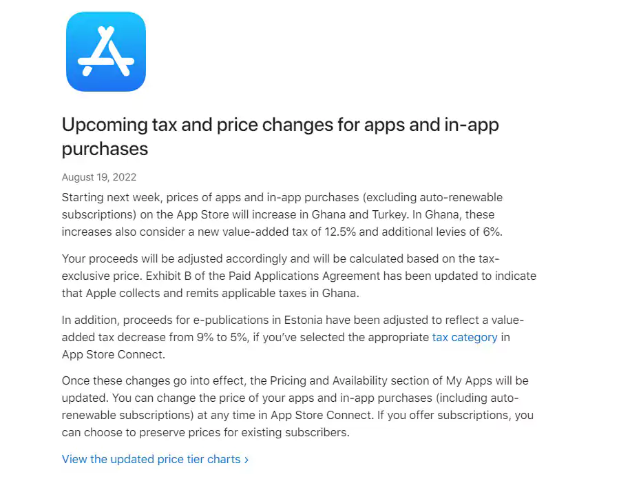 iPhone users in Ghana to pay more for apps