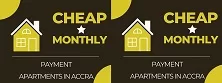 Cheap monthly payment apartments in Accra